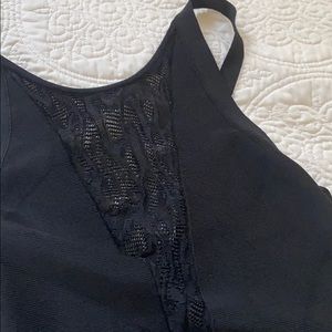 Bcbg body con black dress
